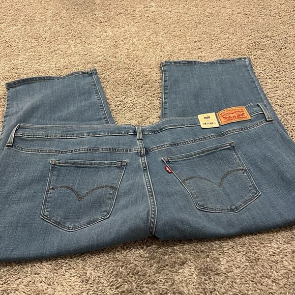 NWT Levi’s Jeans 311 Shaping Skinny Capris Womens Blue Stretch Mid Rise 24W NEW - Picture 7 of 16